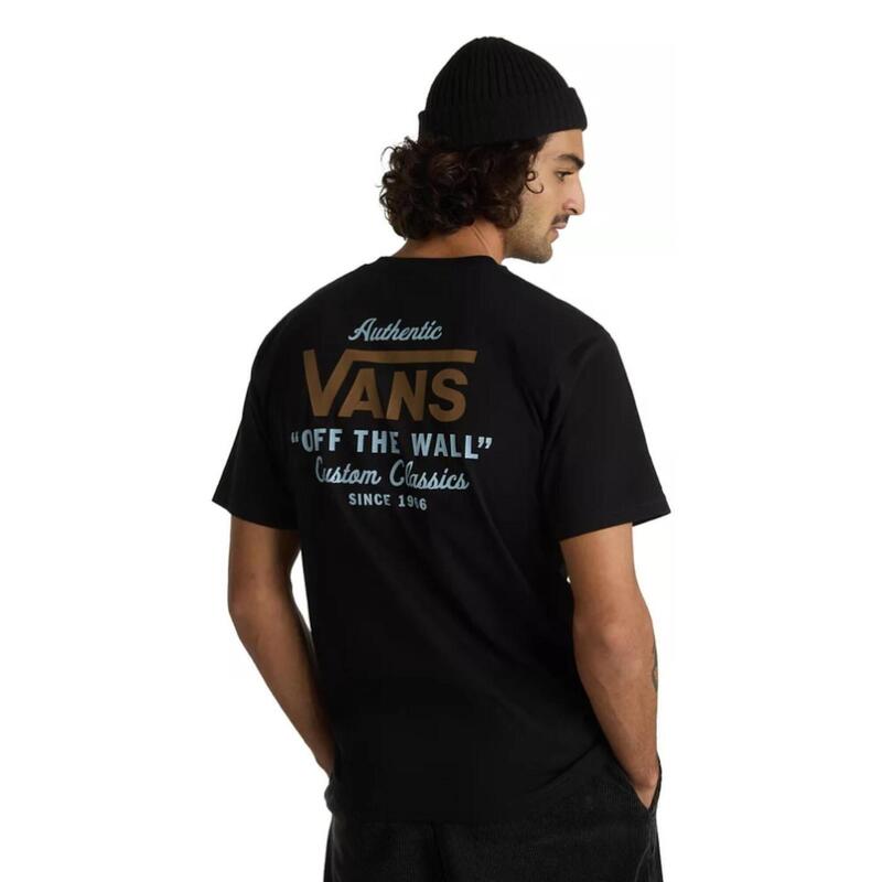 Camisetas para Hombre Vans  Negro