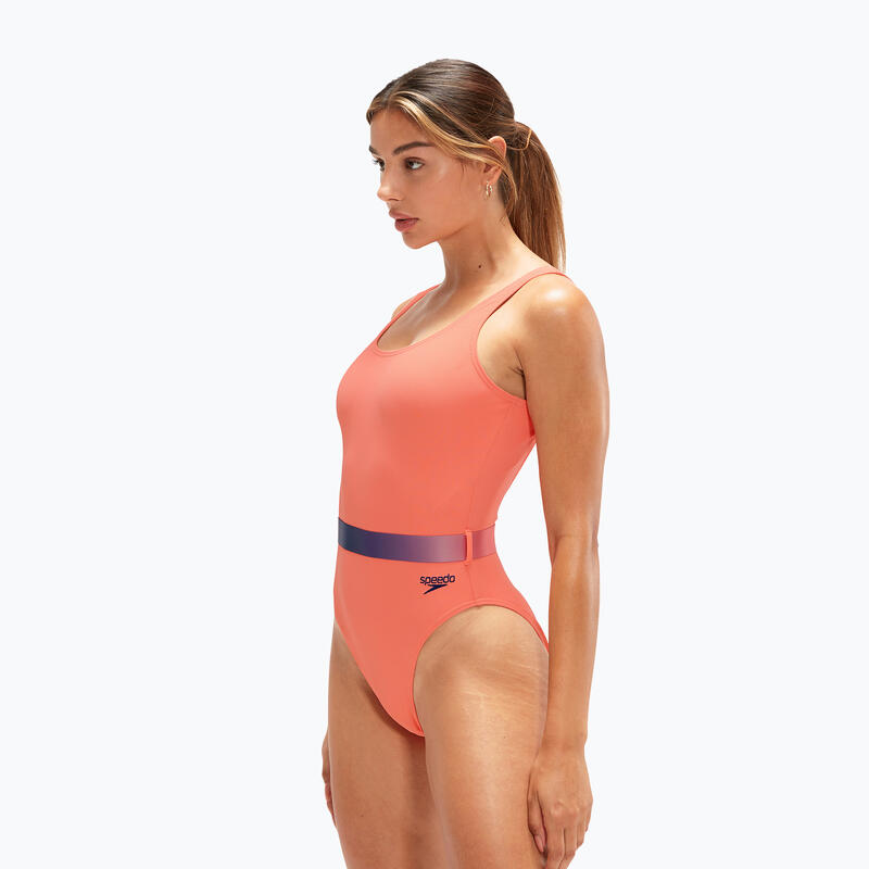 Maillot de bain une pièce Speedo avec ceinture et dos en U profond pour femmes