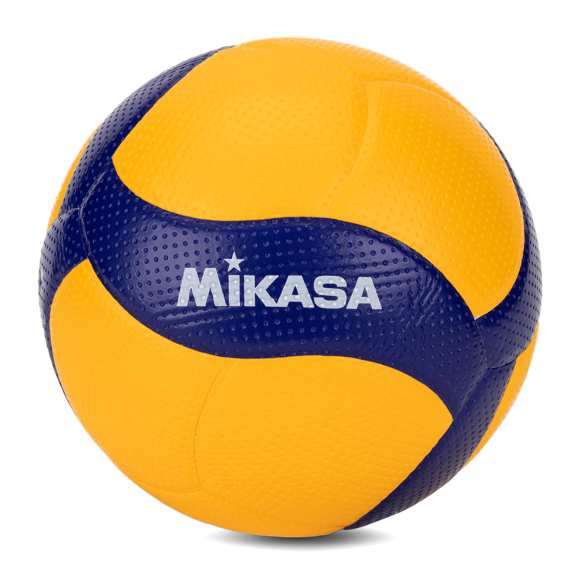 Mikasa - Volley-ball Mikasa V400w - Ballon De Volley - Bleu|jaune - 4 - Decathlon