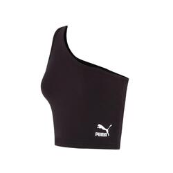 Top pour femme Puma asymétrique bandeau noir