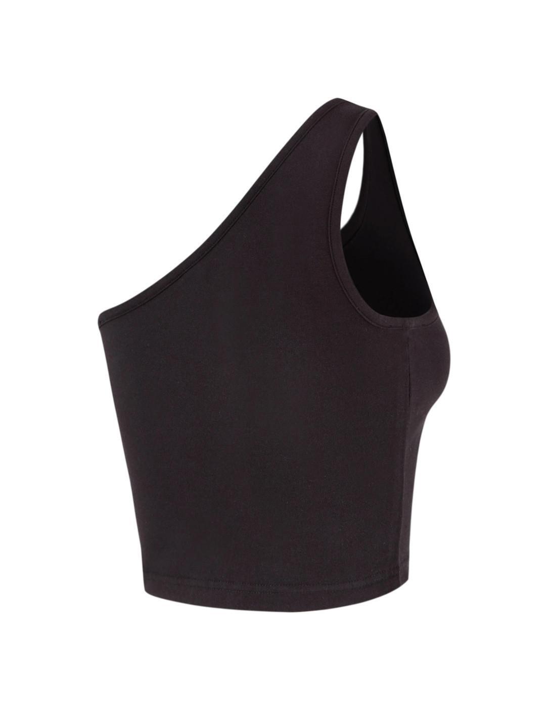 Top pour femme Puma asymétrique bandeau noir 2/4