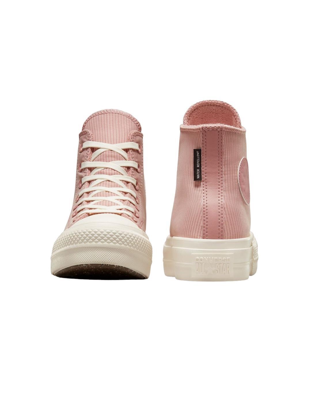 Sapatilhas femininas Converse Lift Hi Rosa 3/5