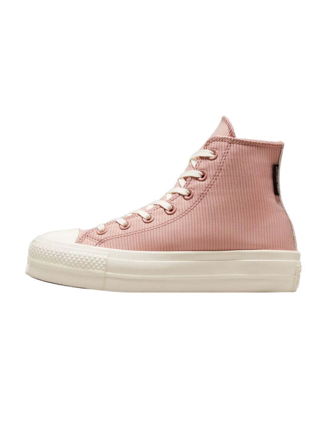 Sapatilhas femininas Converse Lift Hi Rosa 2/5