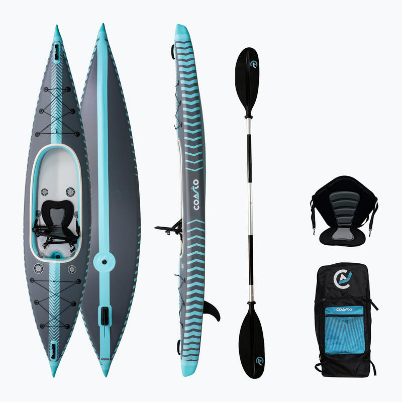 Coasto Kayak Capitole 1 Place - Dropstitch - 385x80x30cm - 12,6'x31"x11,8"