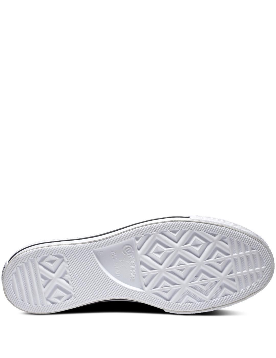 Sneakers Femme Converse All Star Lift en Cuir Blanc 4/6