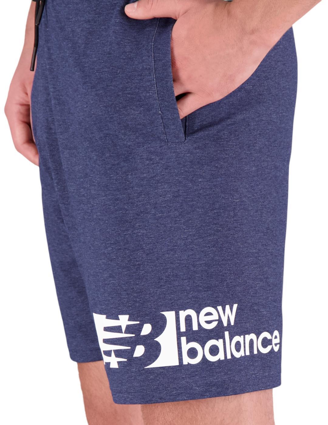 Pantalones cortos para Hombre New balance Ms21073 Azul 2/4