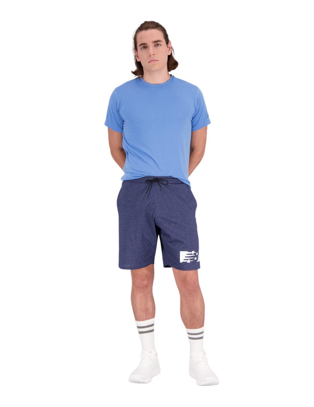 Pantalones cortos para Hombre New balance Ms21073 Azul 4/4