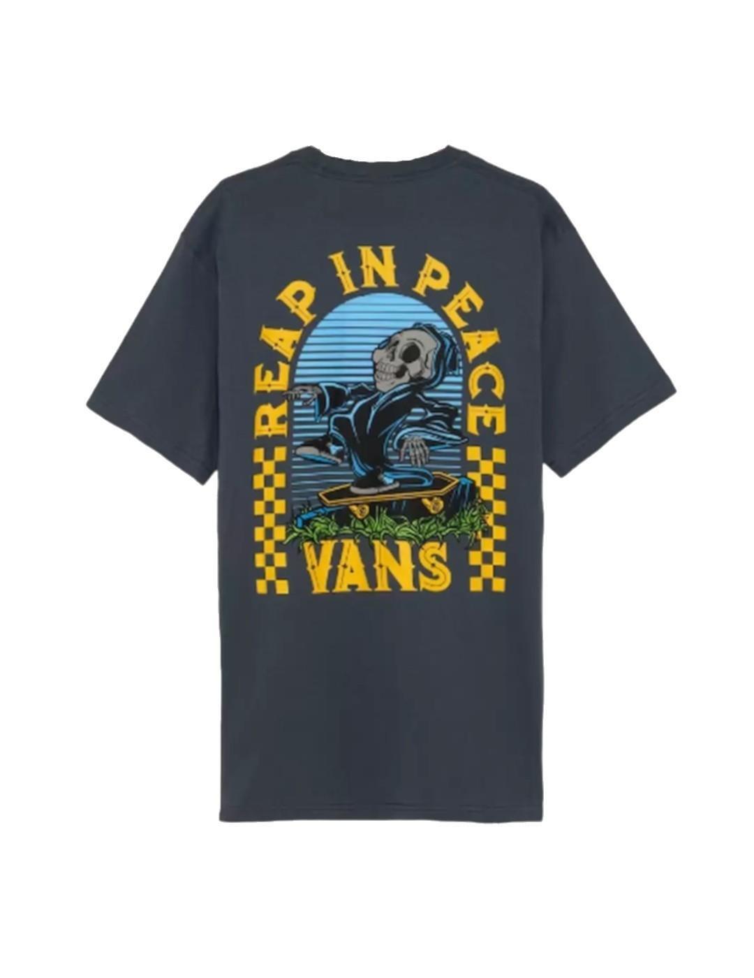 Camisetas para Hombre Vans  Azul 2/3