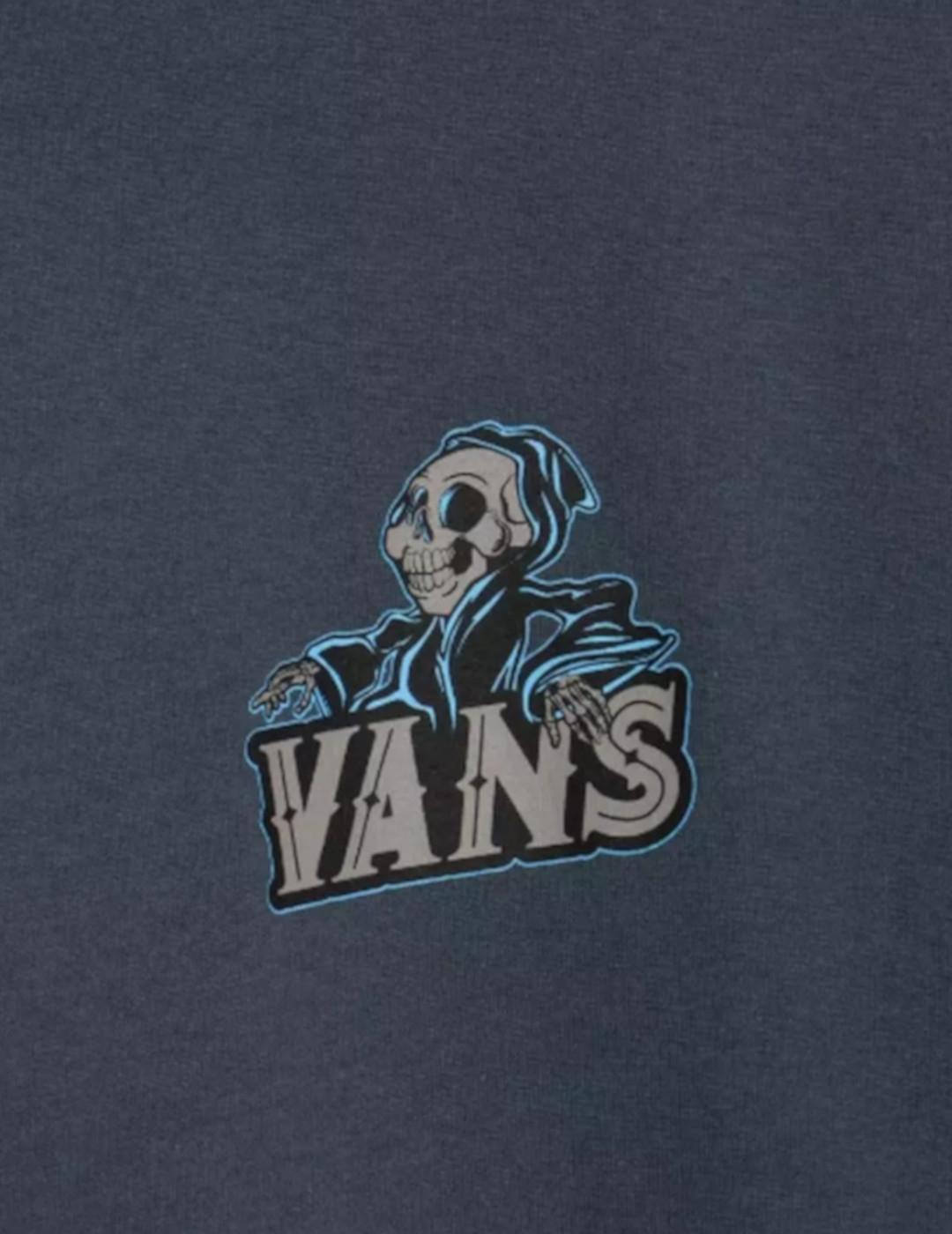 Camisetas para Hombre Vans  Azul 3/3
