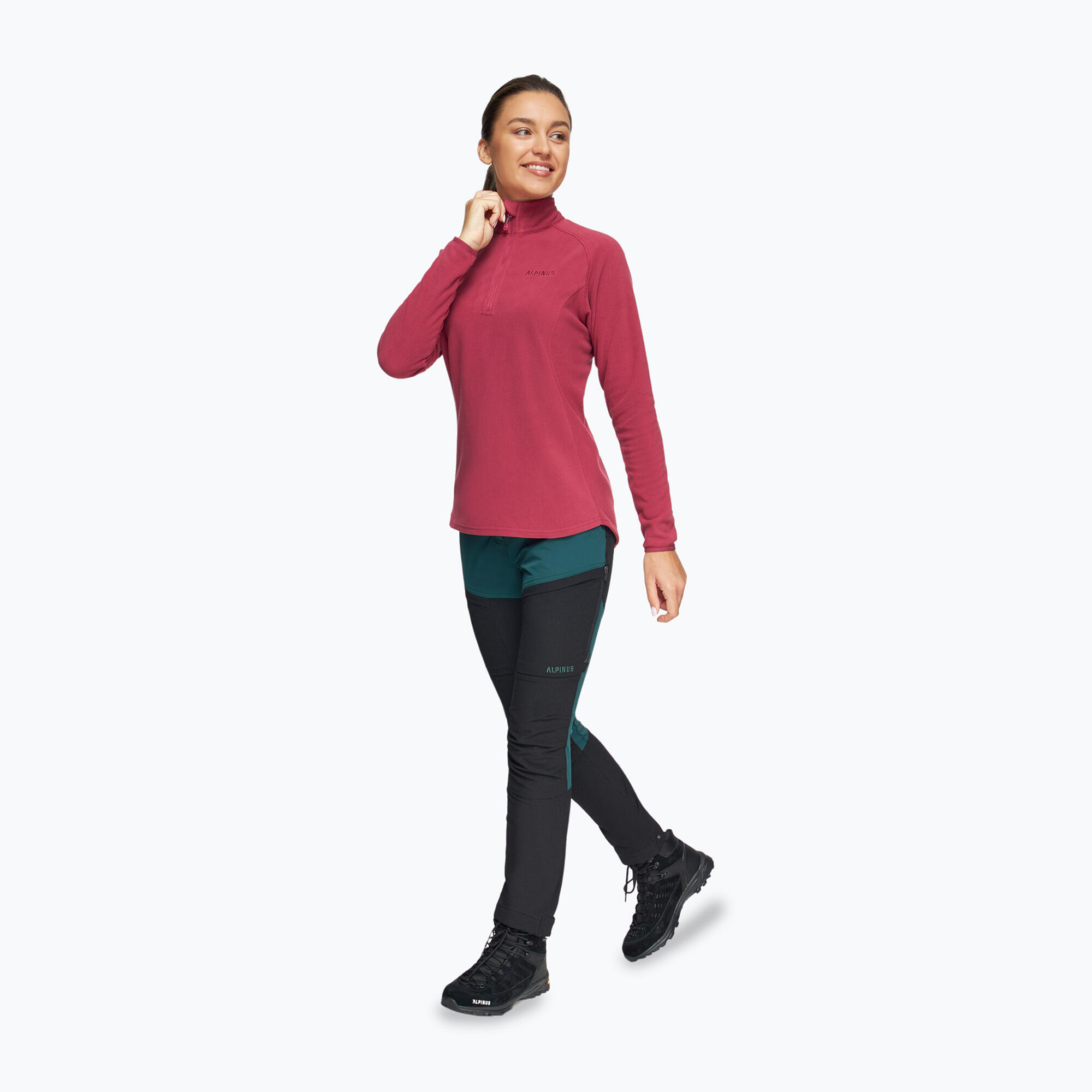 Casaco polar outdoor - Mulher - Lucania - Rosa 2/6