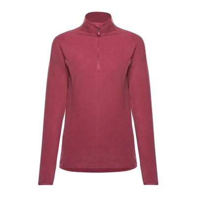 Fleece wandeljas voor dames 1/3 rits alpinus lucania