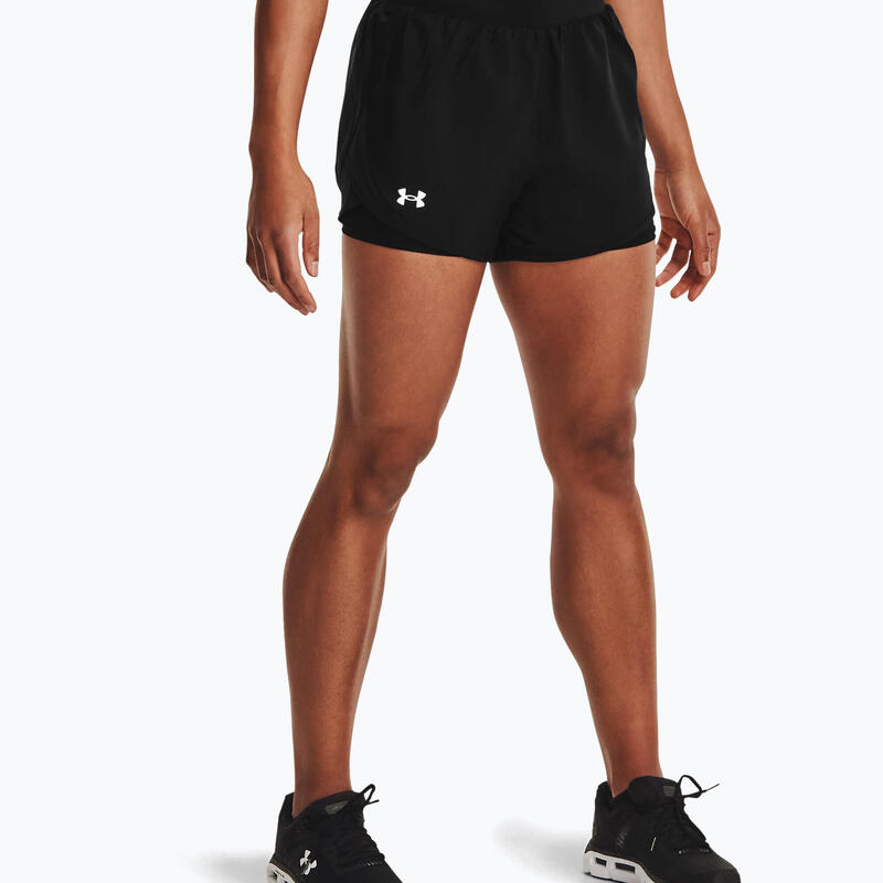 Ua Fly By 2.0 2N1 Short női sport rövidnadrág - fekete