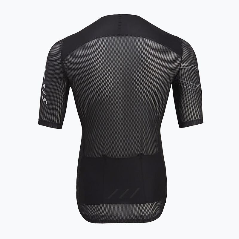 Camisa de bicicleta para hombres Silvini Legno MD2000 Negro