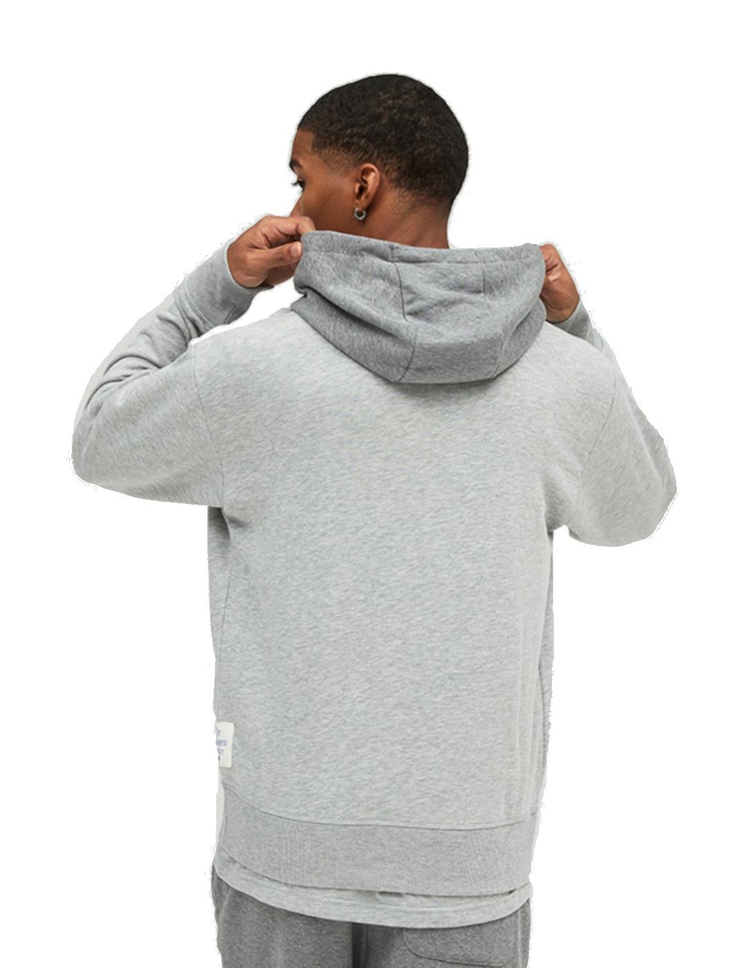Sudadera para Hombre New balance Mt21565 Gris 3/4