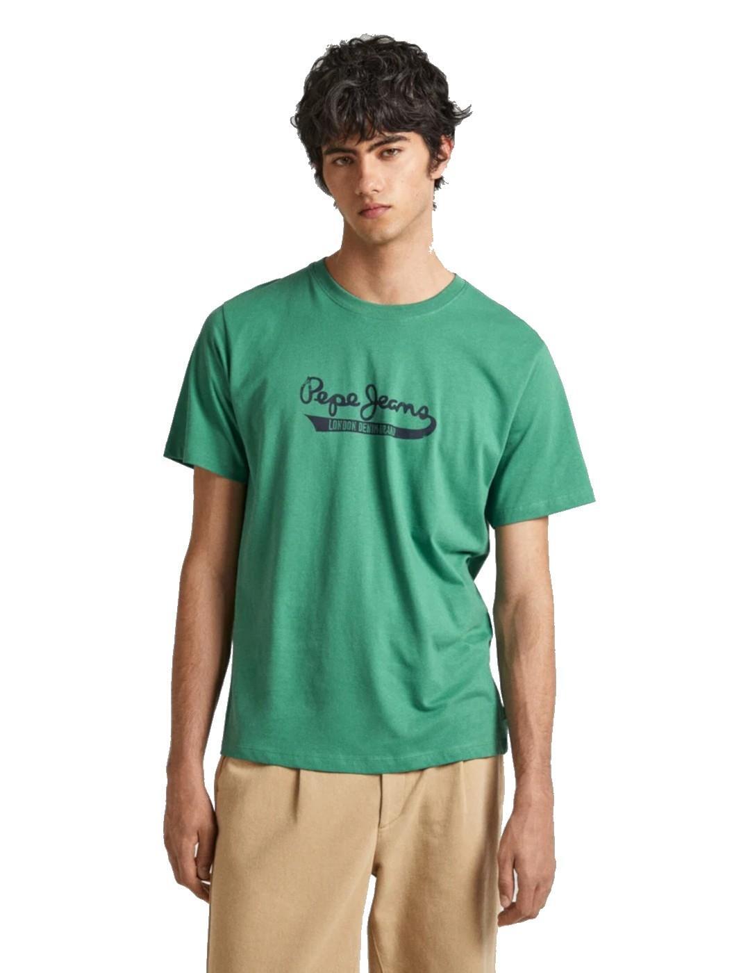 T-shirts pour hommes Pepe jeans Vert 3/4