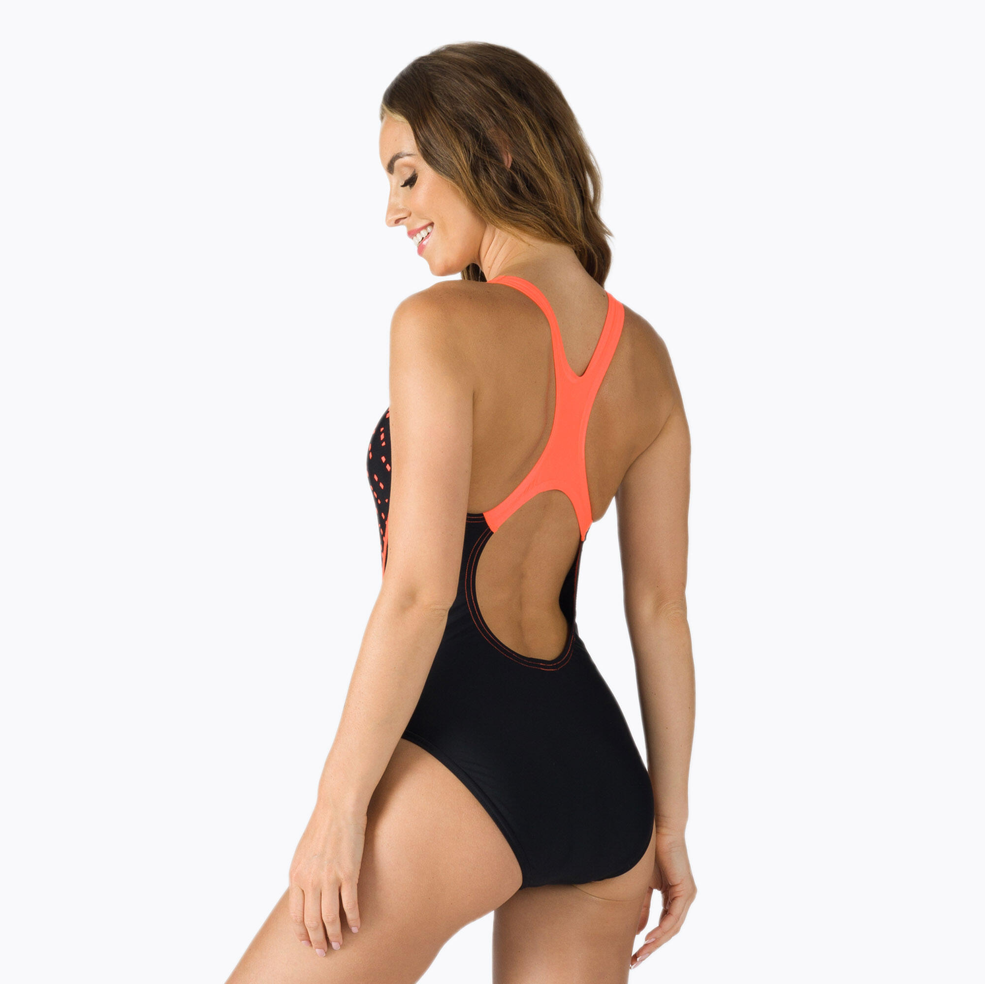 Einteiliger Badeanzug mit Logo Frau Speedo Eco Medley Medalist 3/6