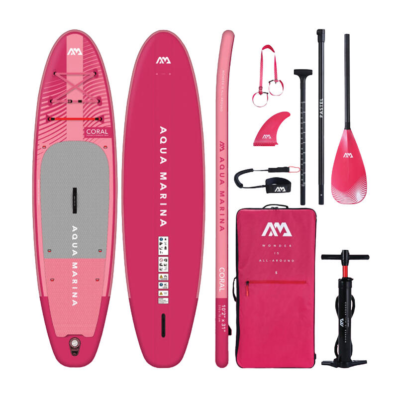 Tavola SUP Aqua Marina Coral 10'2" rosa BT-23COPR OS