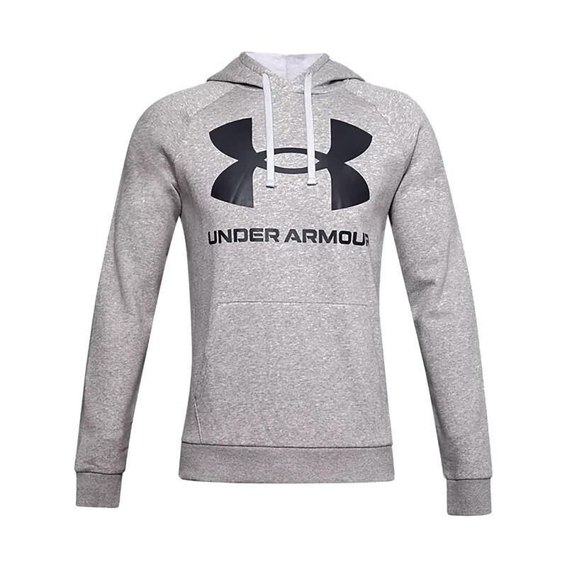 Hanorac fitness bărbați Rival Fleece Big Logo Hd, gri