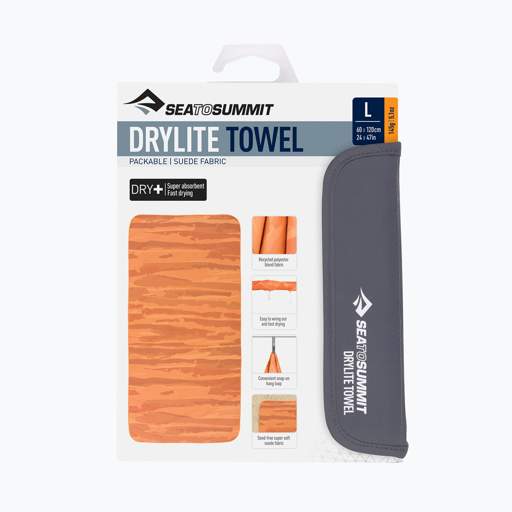 Sea to Summit Drylite Towel L - Outback Sunset 3/7
