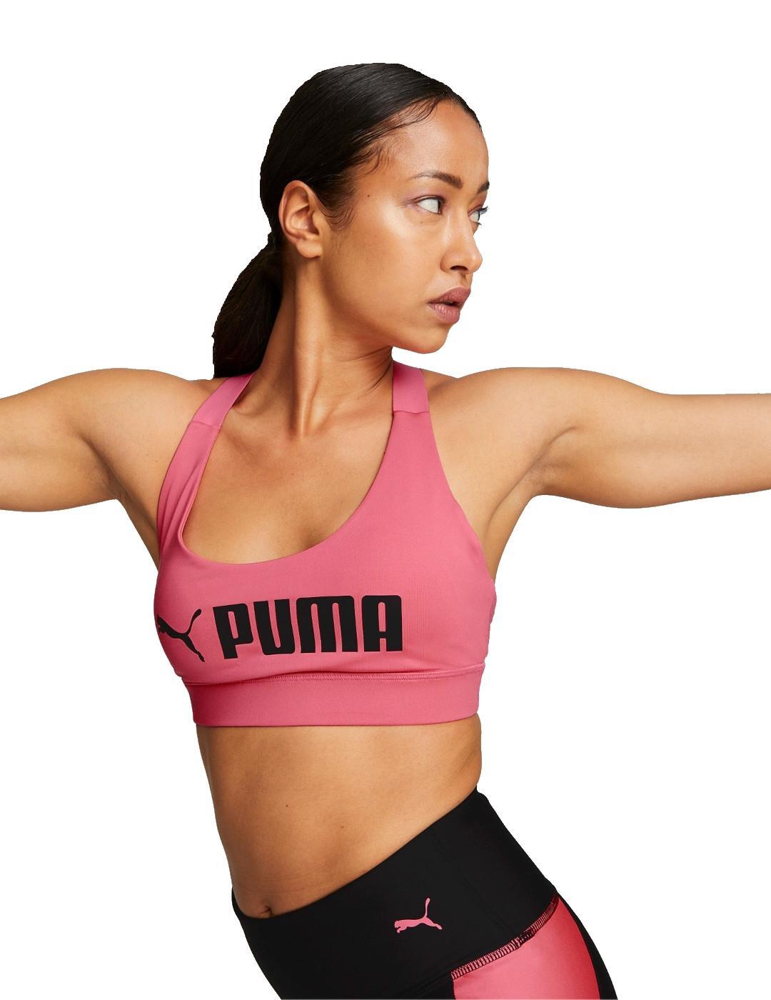 Haut pour femme Puma Mid impact Rose 2/5