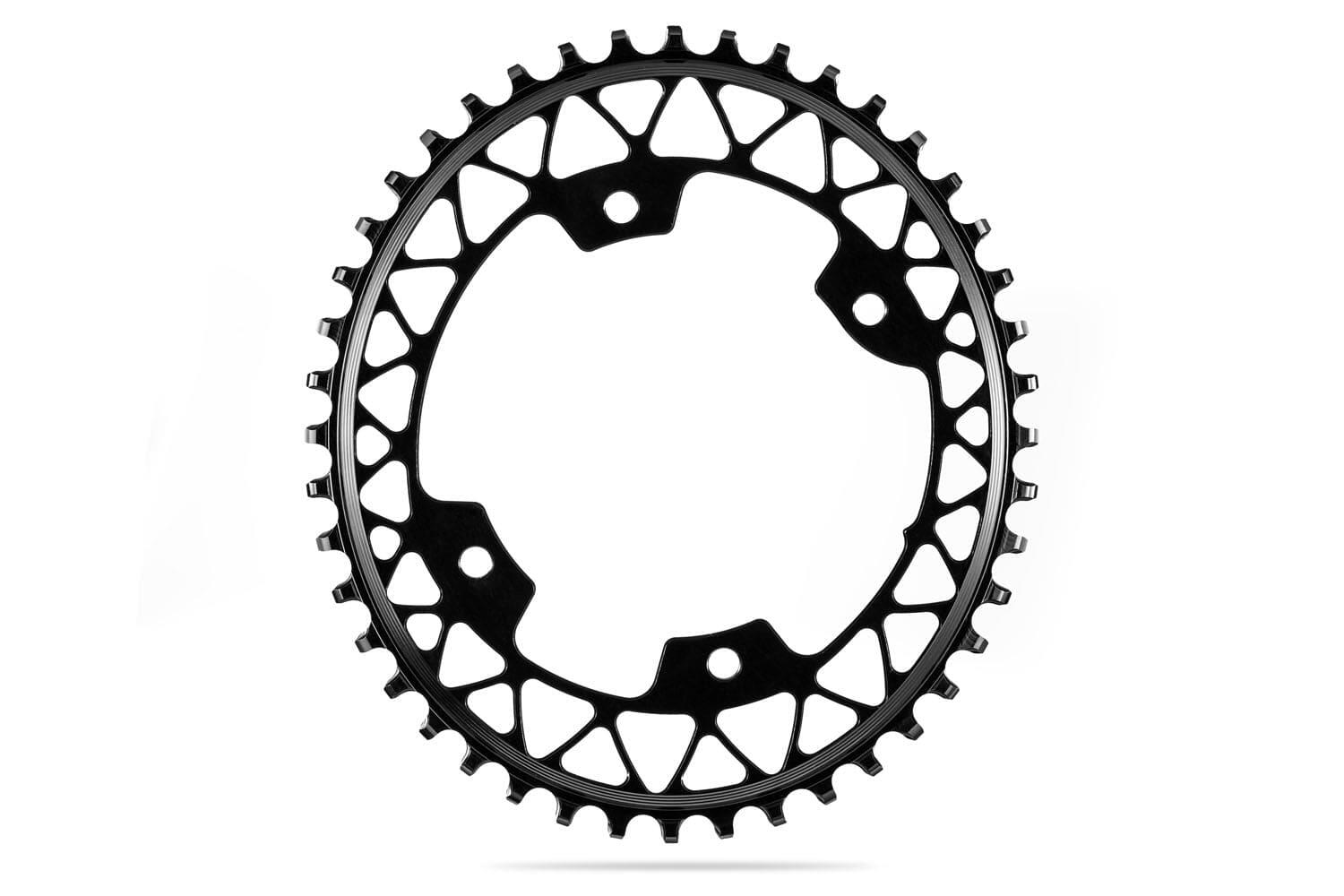 AbsoluteBLACK Oval PREMIUM ShimanoGRAVEL R9100/9000/8000/6800 1X 110BCD 4 HoleNW