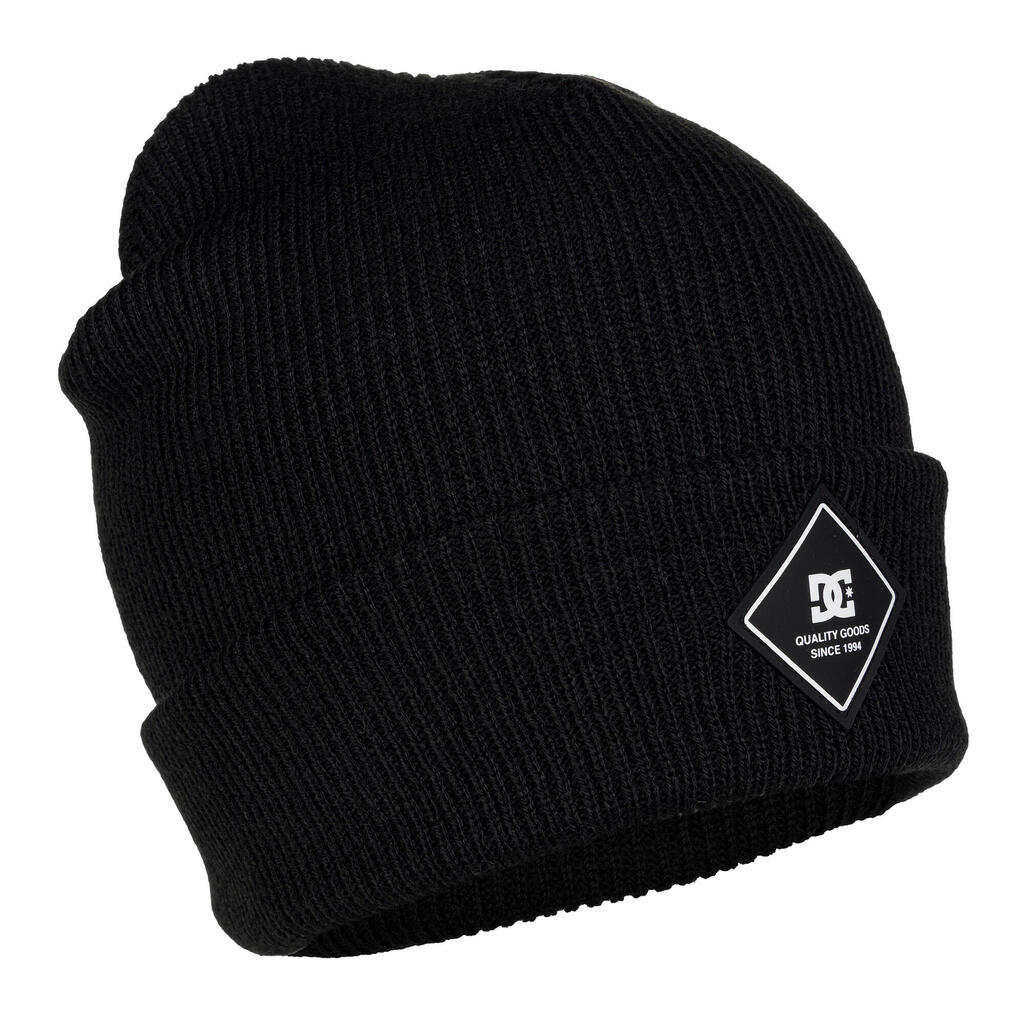 Bean DC Shoes Label Beanie, Black, Men