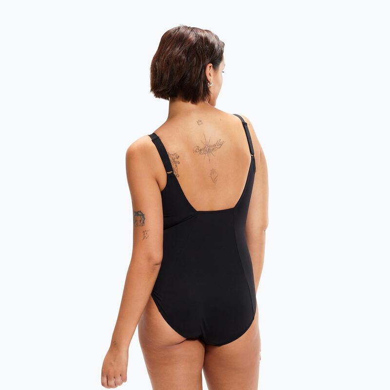 Costume intero da bagno da donna Speedo RystalLux stampato modellante