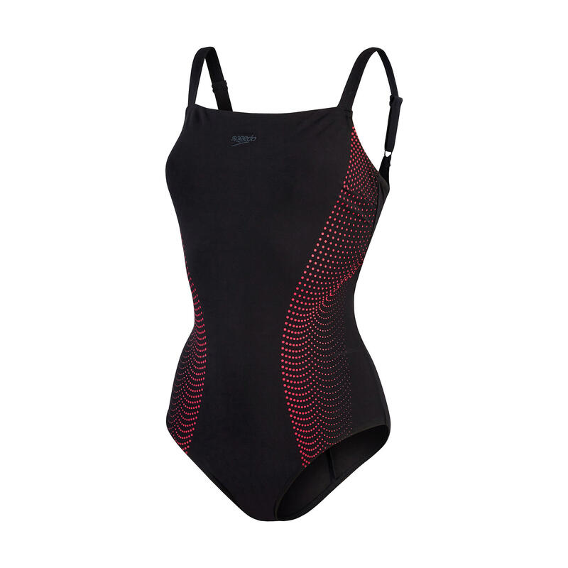 Costume intero da bagno da donna Speedo RystalLux stampato modellante