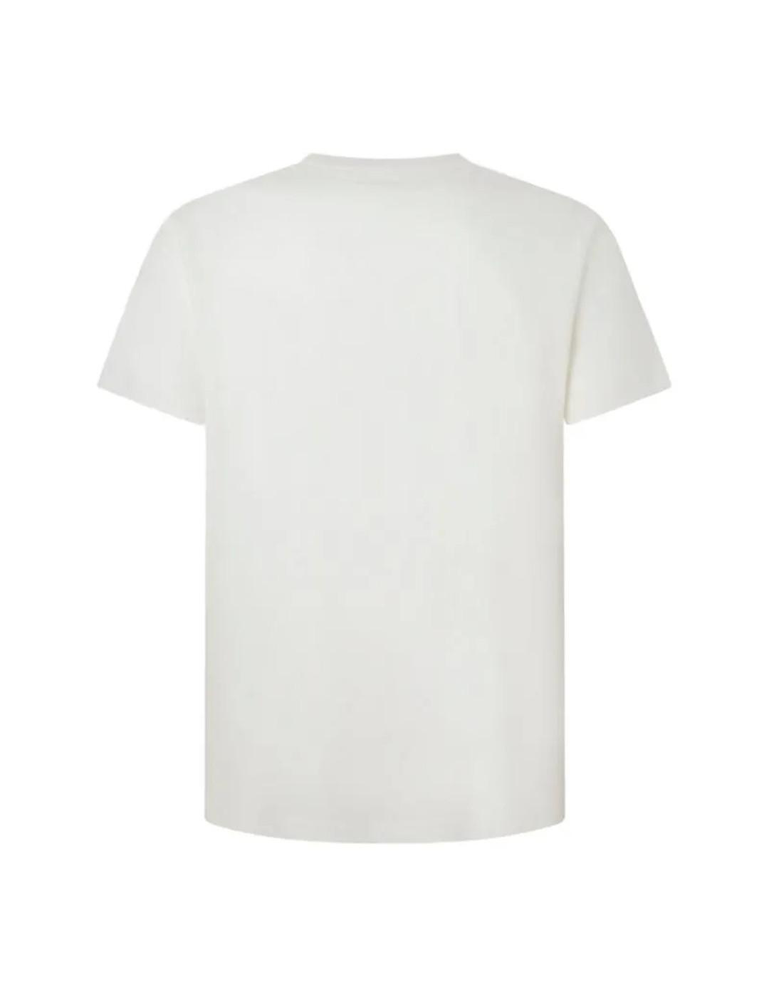 Camisetas para Hombre Pepe jeans  Blanco 2/3