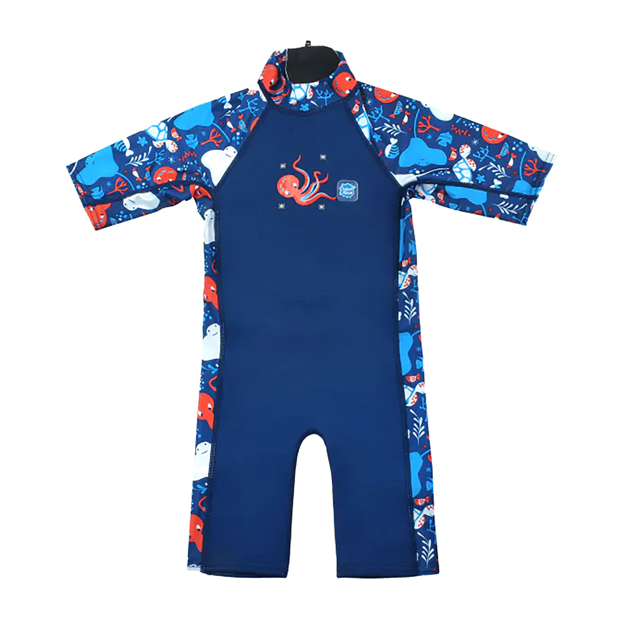Splash About - Combinaison De Natation Enfant Splash About Combie Uv 2mm - Combinaison Néoprène - Bleu - 1-2 Ans - Decathlon
