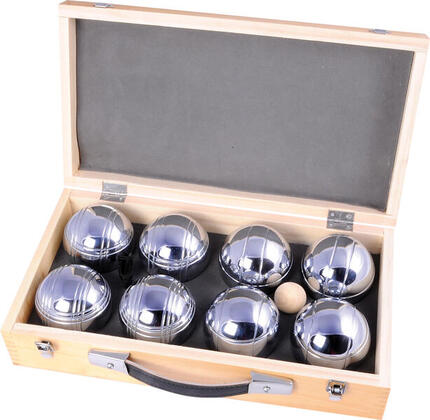 Buffalo Jeu de boules en métal (8pcs) dans une boîte en bois