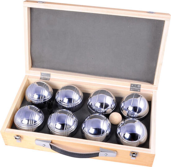 Buffalo Jeu de boules en métal (8pcs) dans une boîte en bois