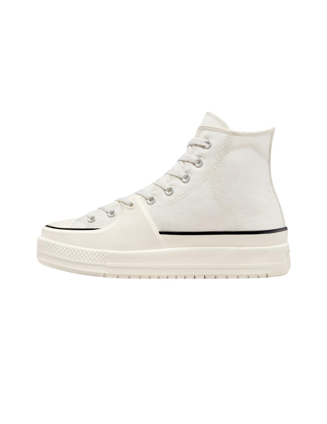 Women's Converse Ctas Construct Hi White Sneakers 2/5