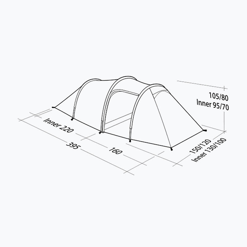 Robens Voyager 2EX - 2 Persoons Tent Tunneltent