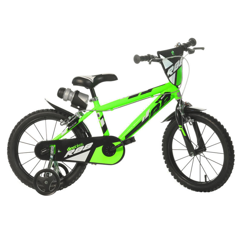 Bicicleta Niños 16 Pulgadas R88 verde 5-7 años