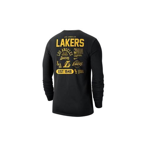 T-shirt universel hommes Nike Nba Los Angeles Lakers Courtside 2/2