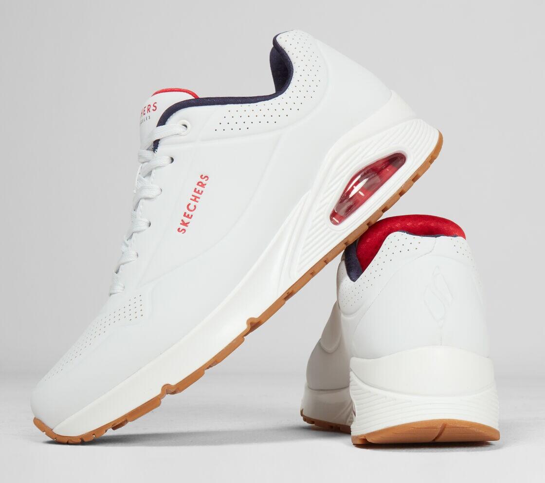 Zapatillas Skechers Hombre Uno - Stand On Air Blancas 6/7