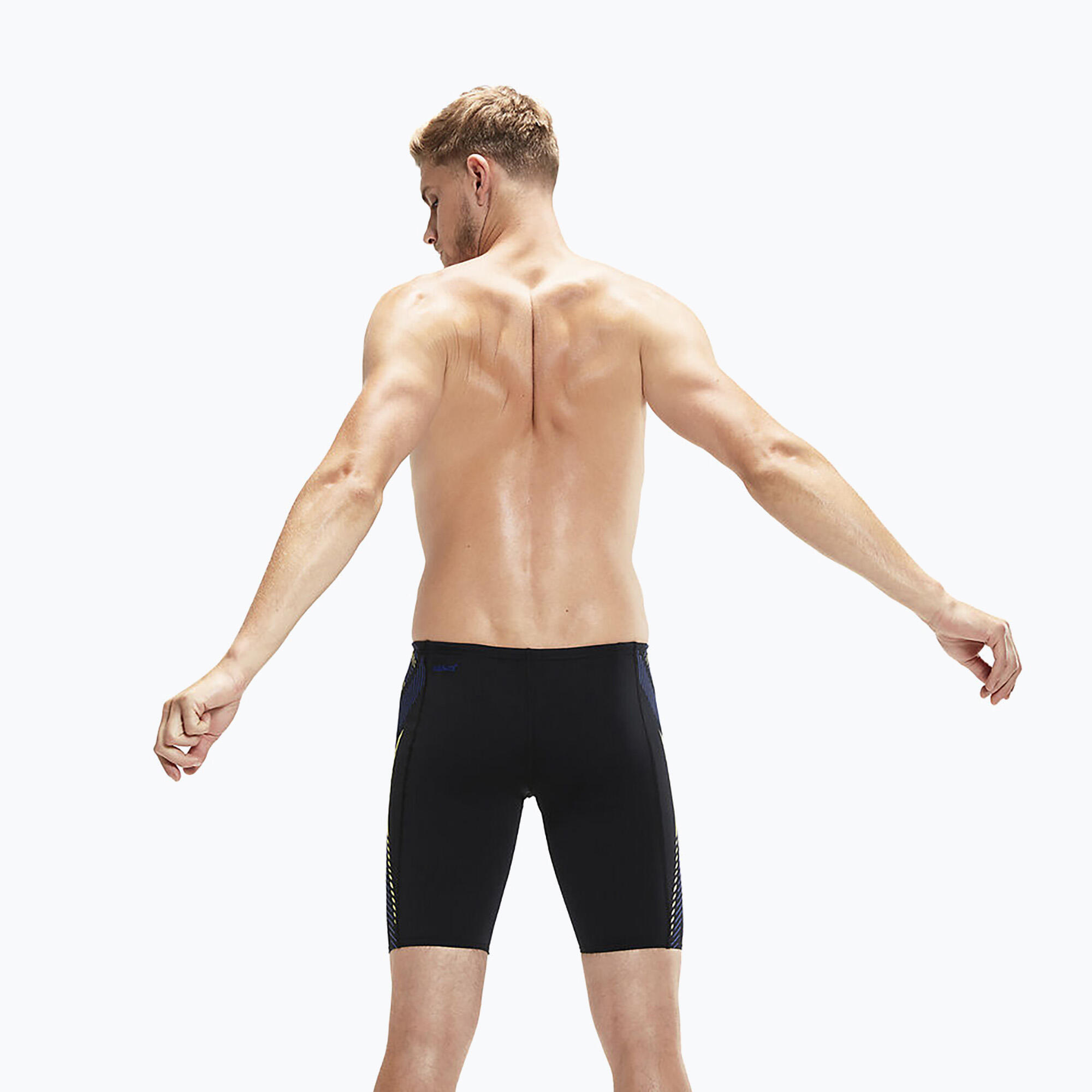 "Tech" JammerShorts für , Endurance+ Herren Schwarz/Blau 3/5