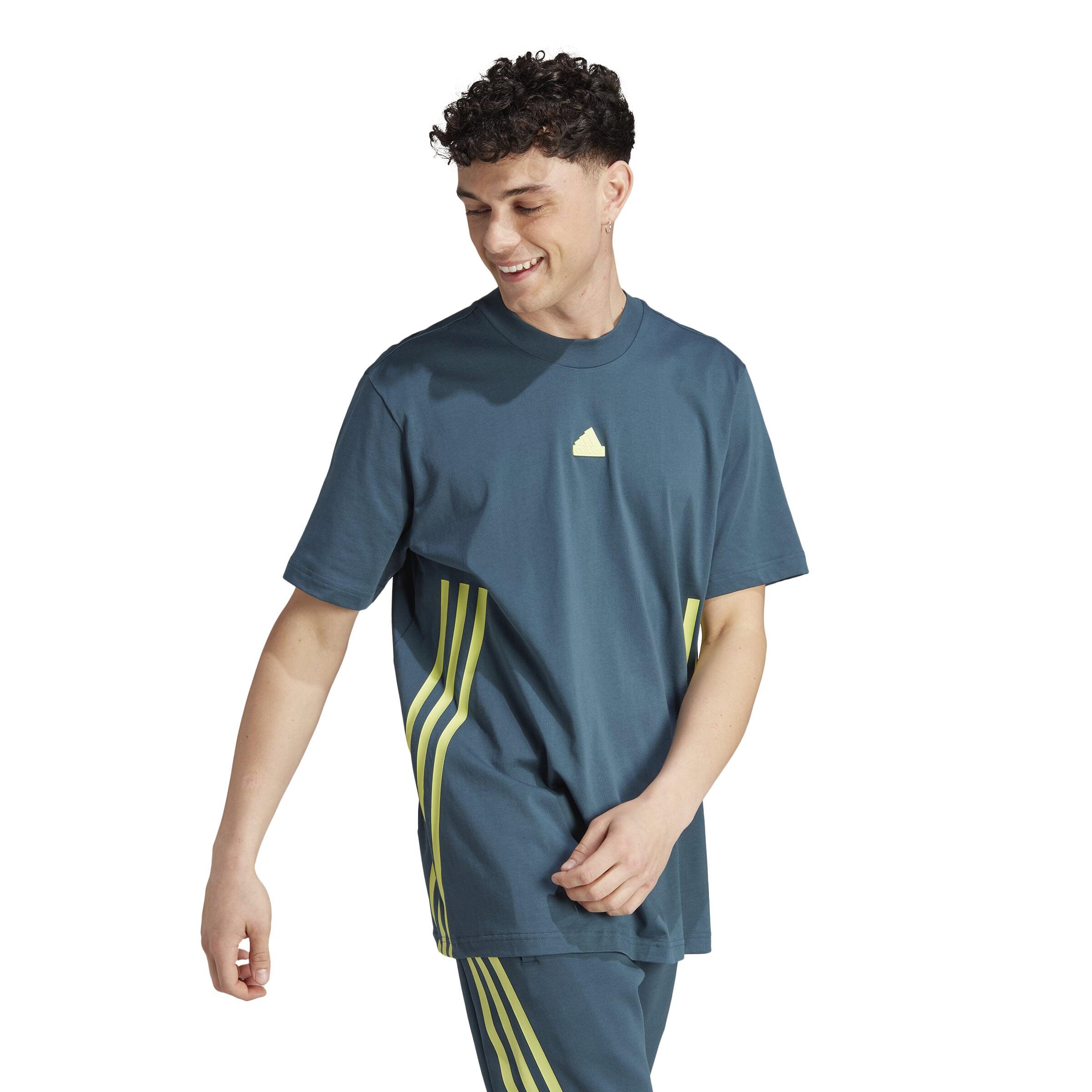 T-shirts pour hommes Adidas Bleu 4/7