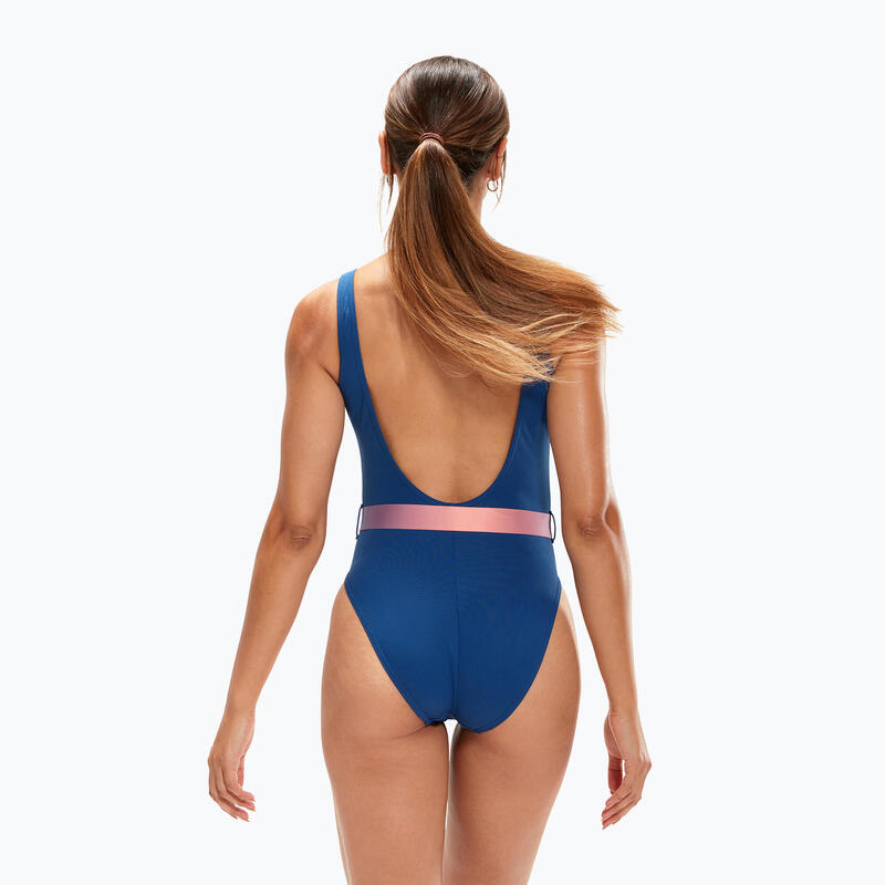 Maillot de bain une pièce Speedo avec ceinture et dos en U profond pour femmes