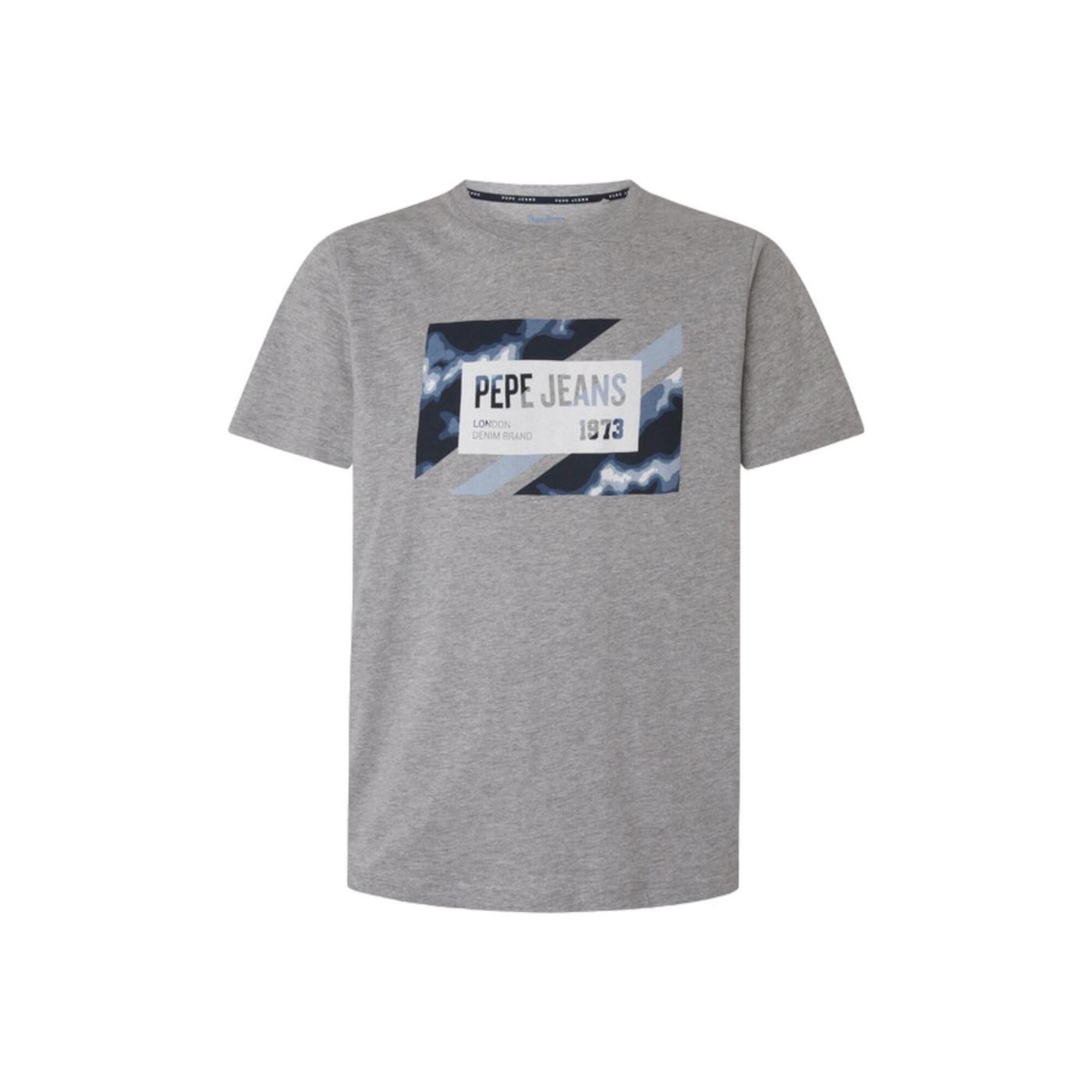 Pepe Jeans - T-shirts Pour Homme Pepe Jeans Gris - T-shirt Manches Courtes - Gris - 36 Xs - Decathlon