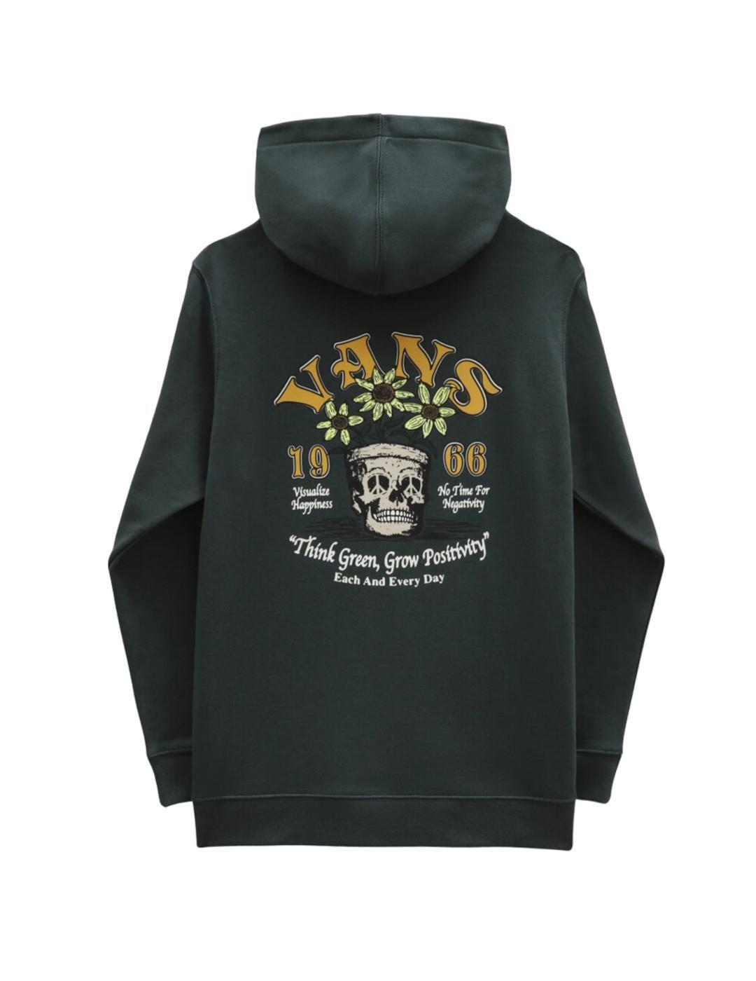 Moletom / jaqueta para homem Vans verde. 2/3