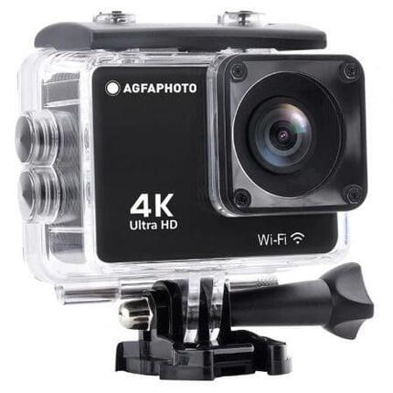AGFA PHOTO Realimove AC9000 – Caméra 4K 12MP Étanche 170° Stabilisée - Noir