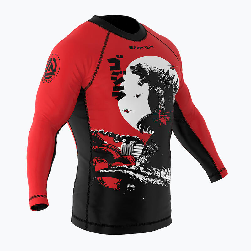 Rashguard a maniche lunghe da uomo SMMASH Zilla