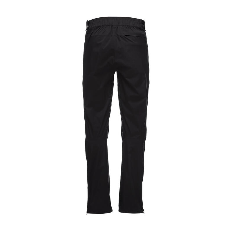 Pantaloni antipioggia da uomo Black Diamond Stormline STR FL ZP RN