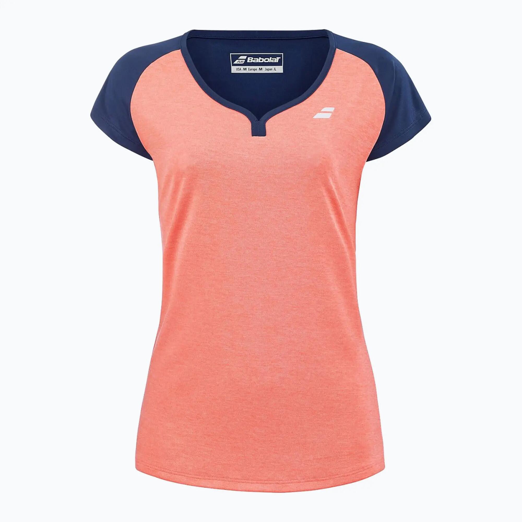 Koszulka damska Babolat Play Cap Sleeve Top fluo strike/estate blue XS 3/5