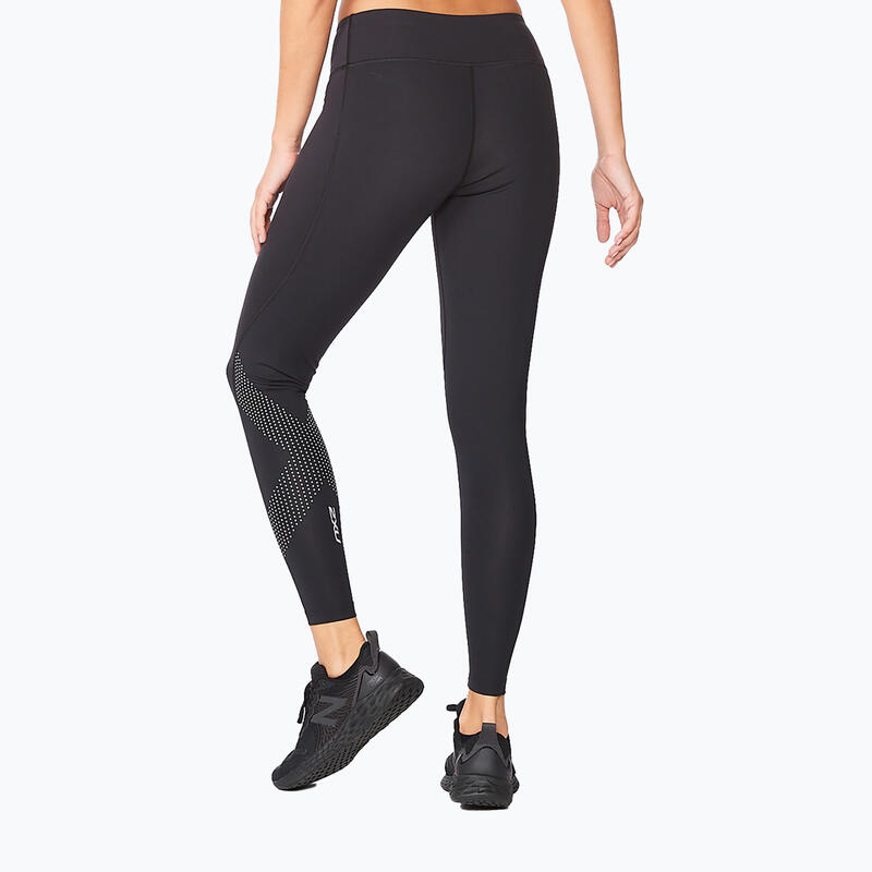 Leggings da allenamento da donna a compressione a vita media 2XU Force