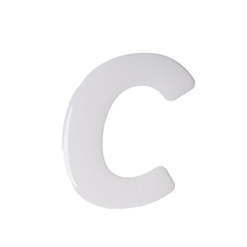 Naklejka wielkie “C” - samoprzylepna litera na pakę jeździecką