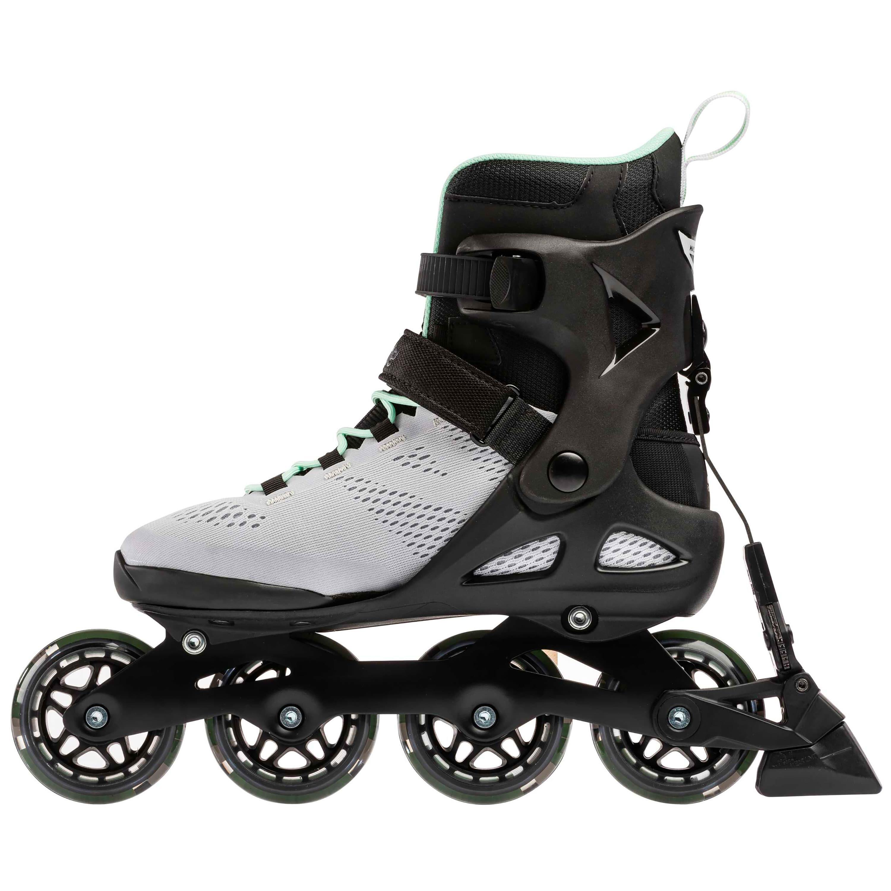 ROLLERBLADE MACROBLADE 80 ABT W, GRIS GLACIER/MENTHE, 38.5 2/6