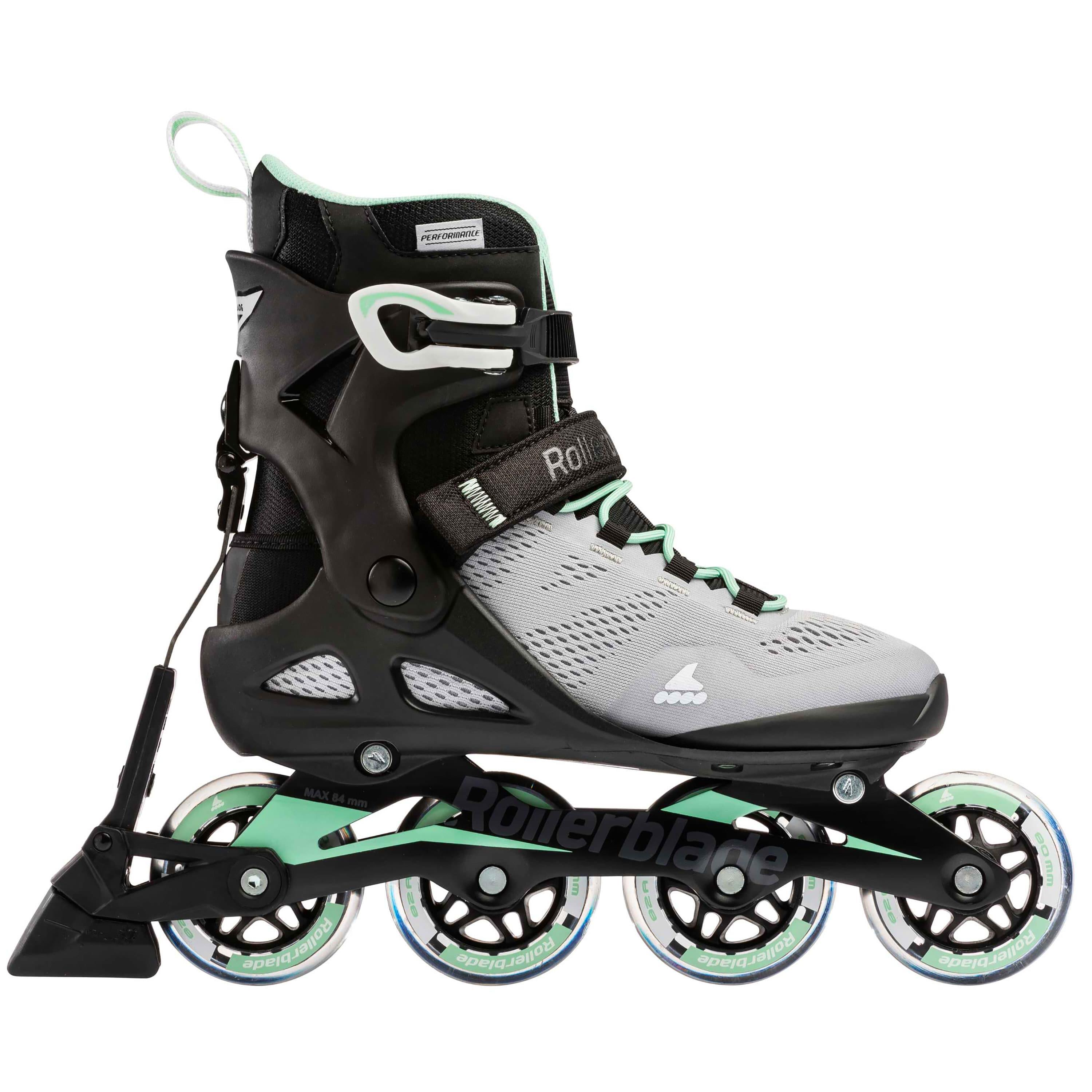 ROLLERBLADE MACROBLADE 80 ABT W, GRIS GLACIER/MENTHE, 38.5 3/6